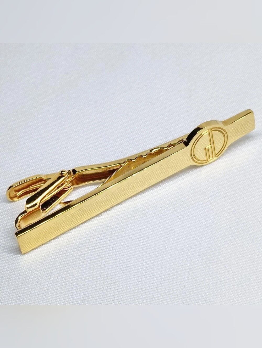 Vintage Celine & Dunhill Gold Tone Tie Clip Bundle EUC - Picture 3 of 6